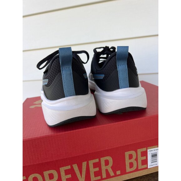 Puma Mens Rocket Fuel Sneakers Size 8.5 Black/Blue Mesh Lightweight Running Shoe - Picture 5 of 6